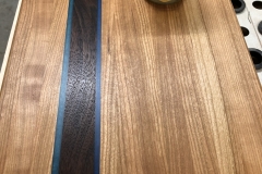 cherry/walnut w/epoxy inlay