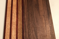 walnut/oak/padauk