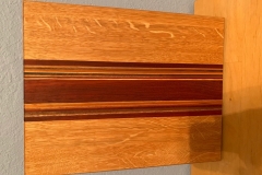 Quarter sawn oak, mahogany, walnut and padauk